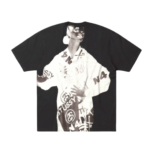 Graphic T-Shirt with Monochrome Print